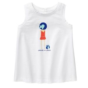 Janie and Jack Sun Hat Girl Shirt